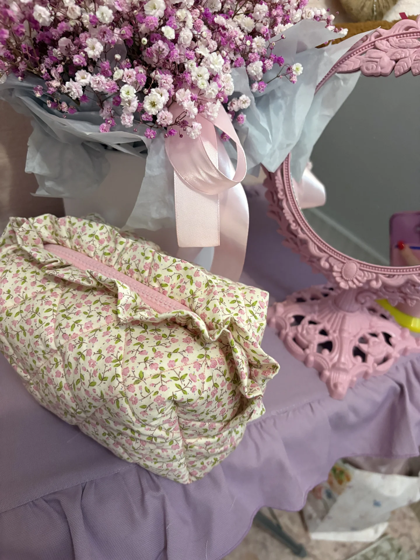 Косметичка ручной работы 🌸 - изображение 1
