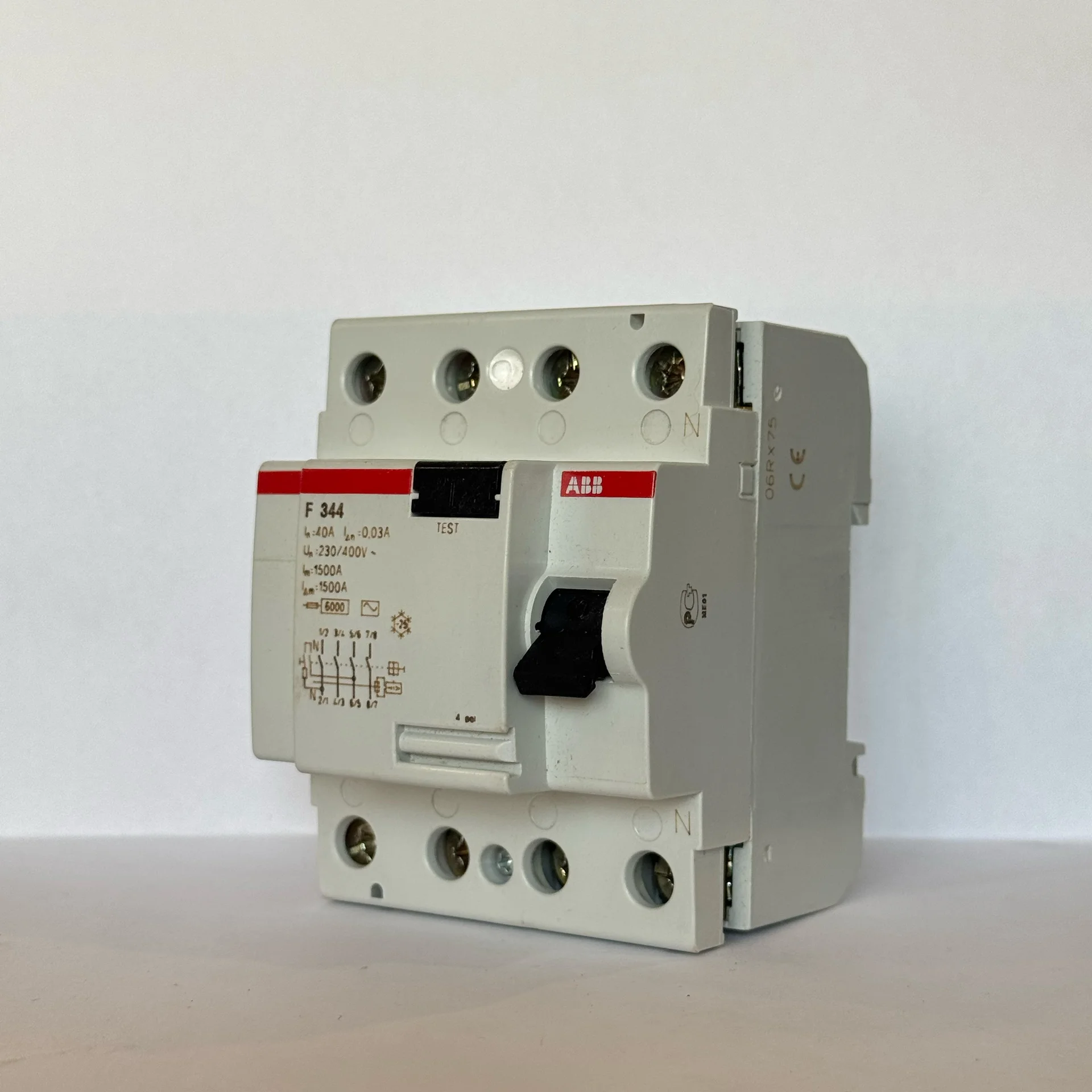 Узо ABB F344 новый оригинальный 4 полюса 3 фазы - изображение 1