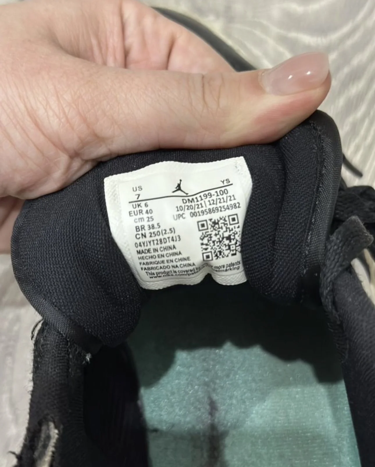 Кеды Air Jordan 1 Low OG б/у - миниатюра 4