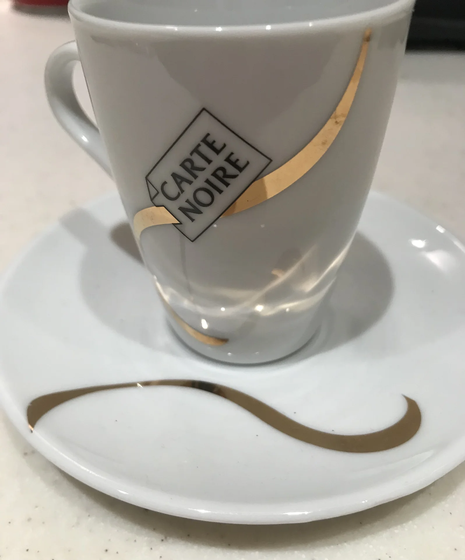 Мини чашка с блюдцем кофейная пара - изображение 1