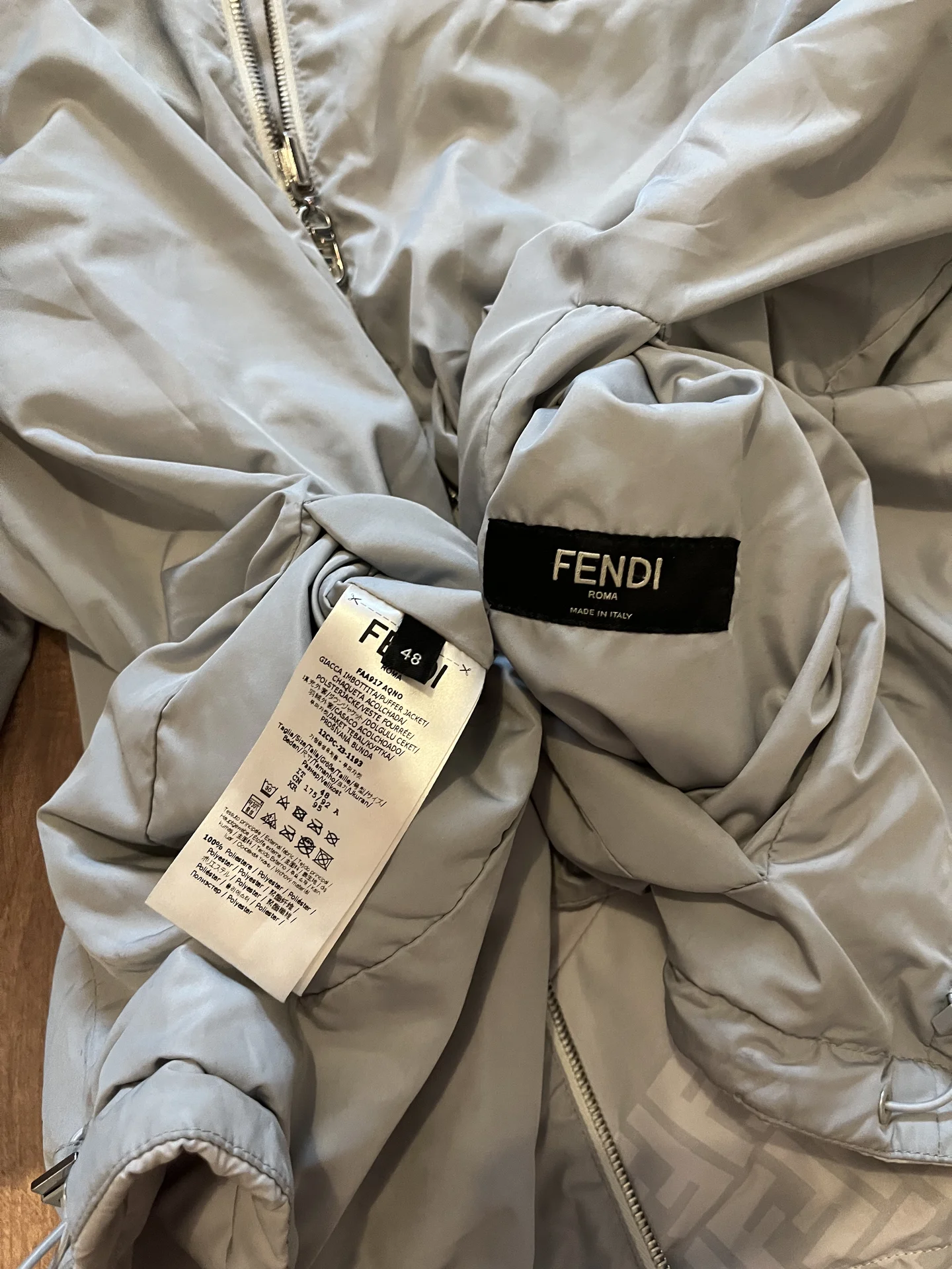 Куртка fendi мужская двухсторонняя - миниатюра 12