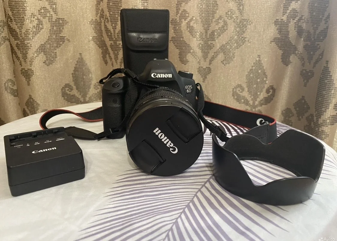 Комплект Зеркальный фотоаппарат canon eos 6d - изображение 1
