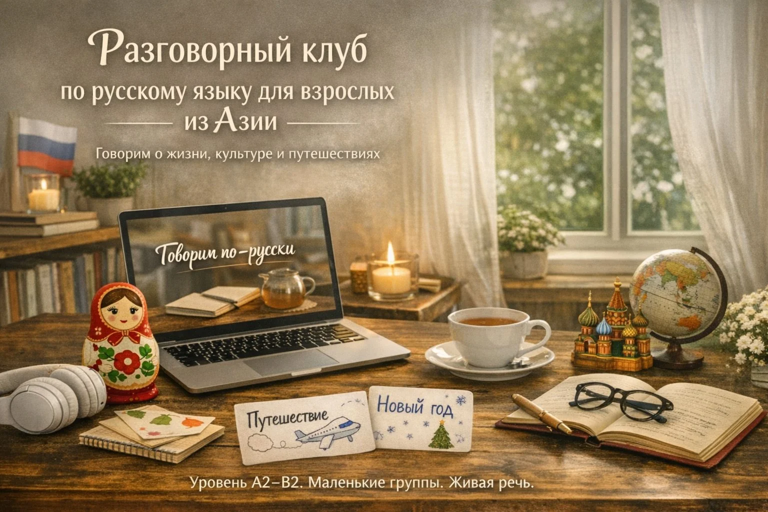 Разговорный клуб по русскому языку для взрослых из Азии - изображение 1