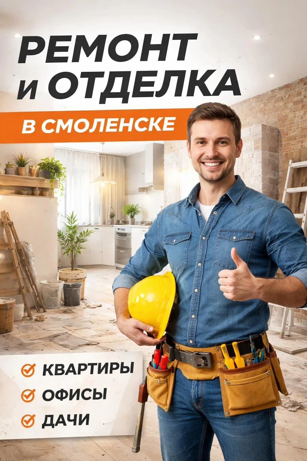Отделка жилых и коммерческих помещений - изображение 1