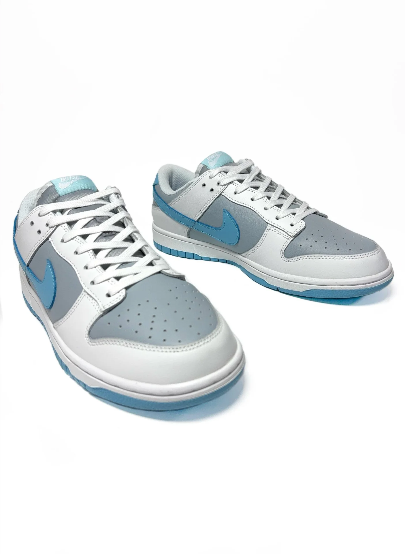 Nike Dunk Low Light Bone Blue POIZON - миниатюра 2
