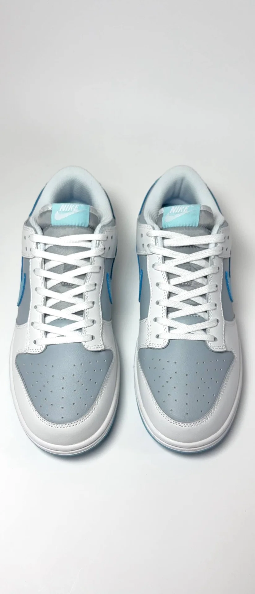 Nike Dunk Low Light Bone Blue POIZON - миниатюра 3
