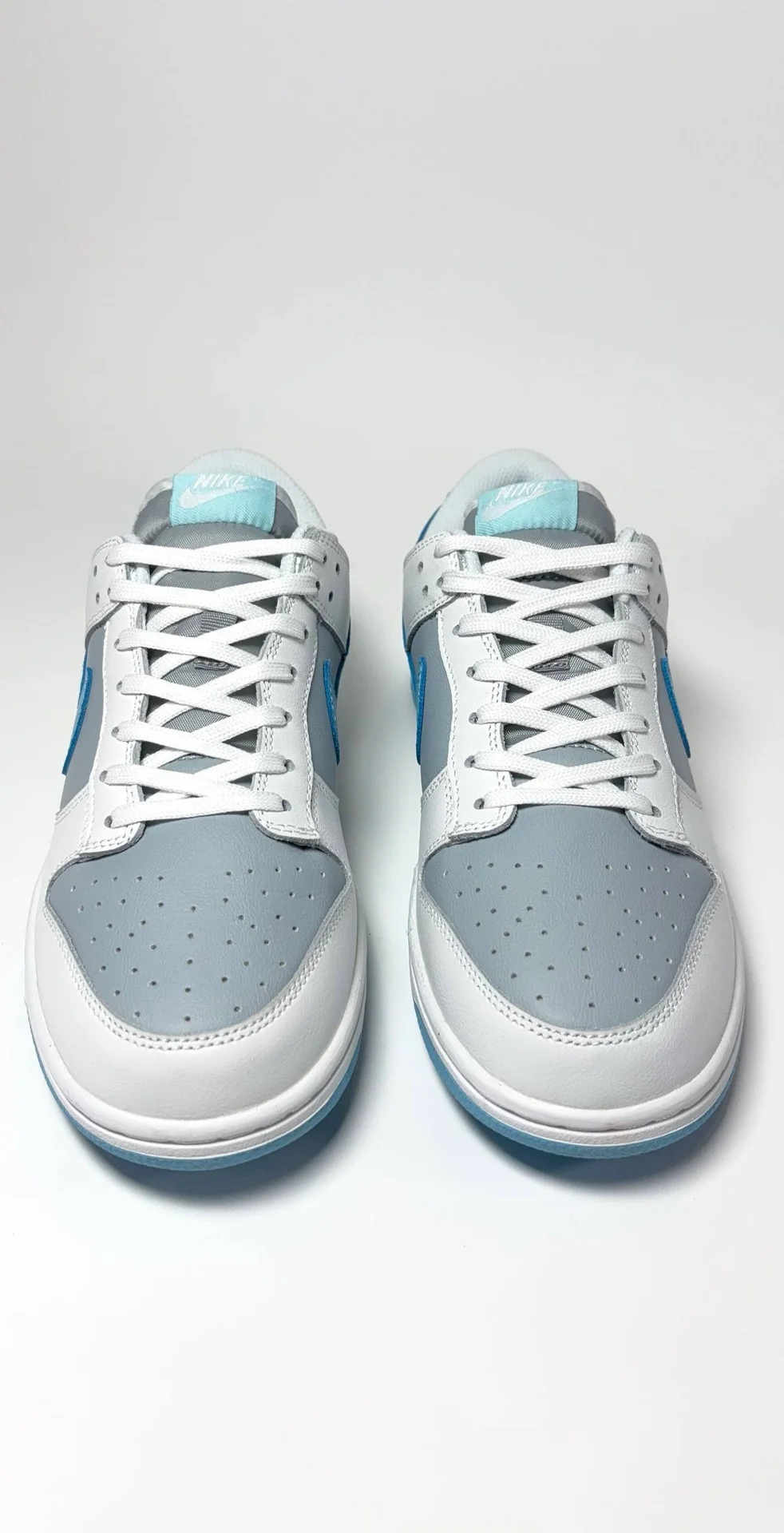 Nike Dunk Low Light Bone Blue POIZON - миниатюра 4