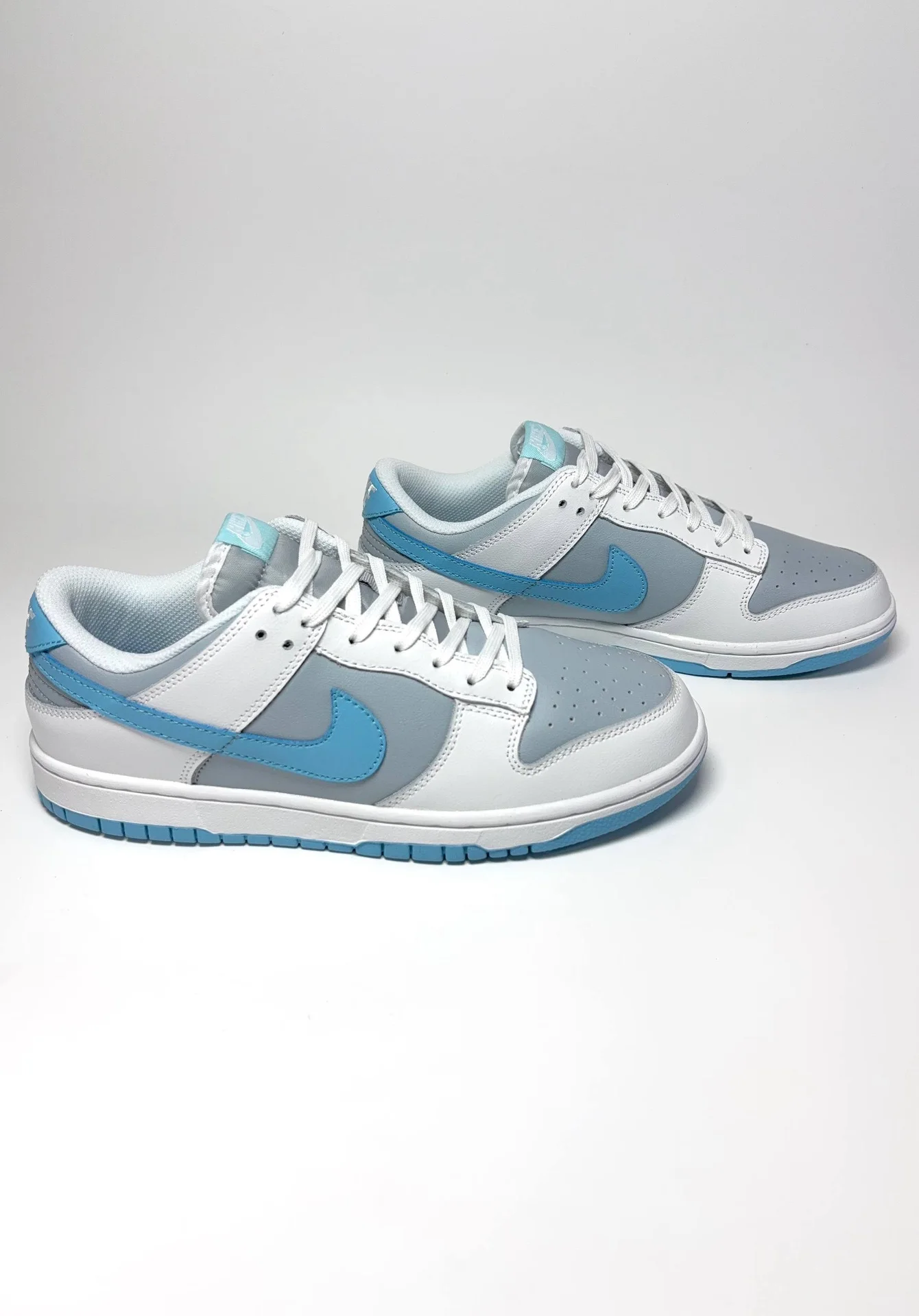Nike Dunk Low Light Bone Blue POIZON - миниатюра 5