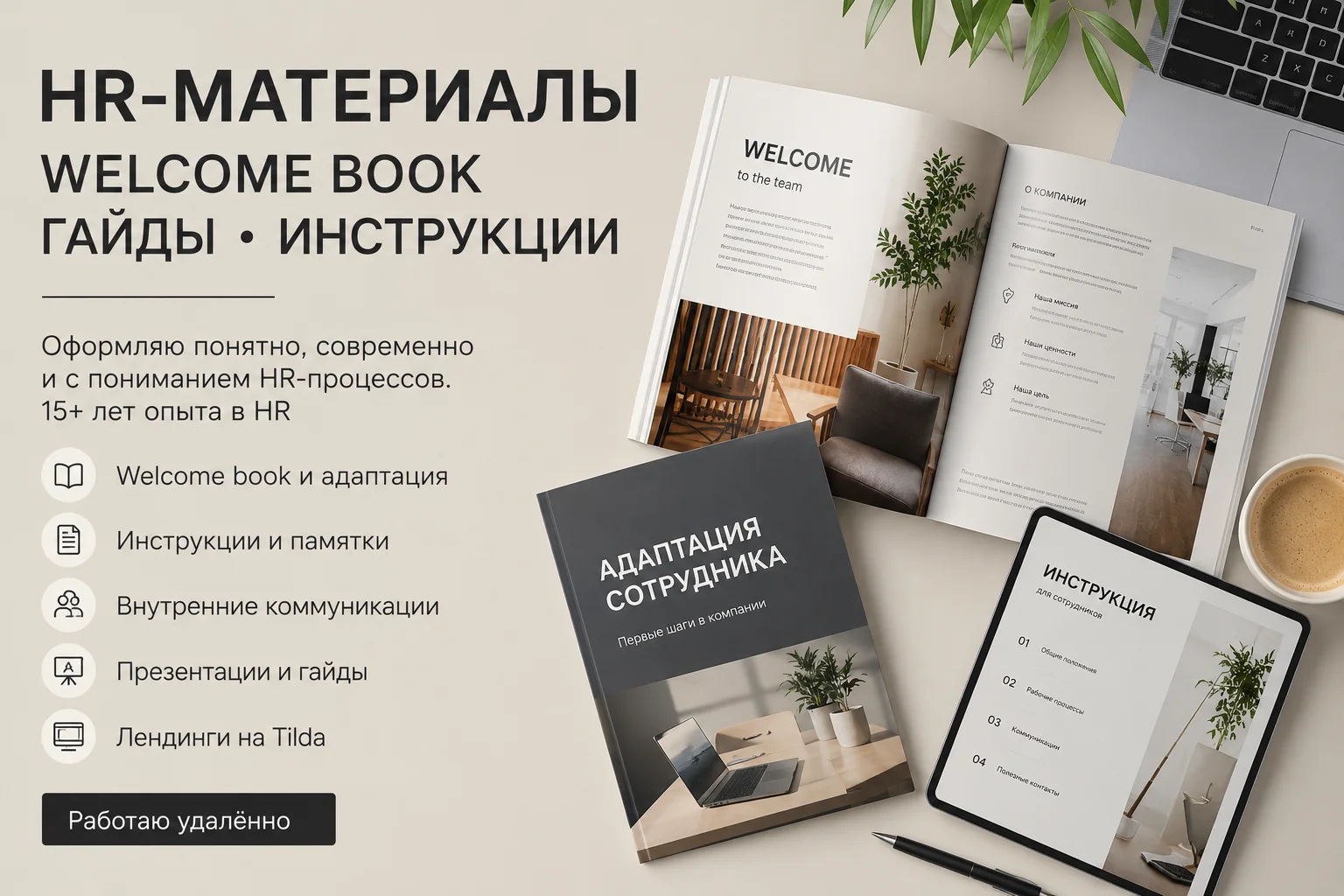 HR-материалы Welcome book Гайды - изображение 1