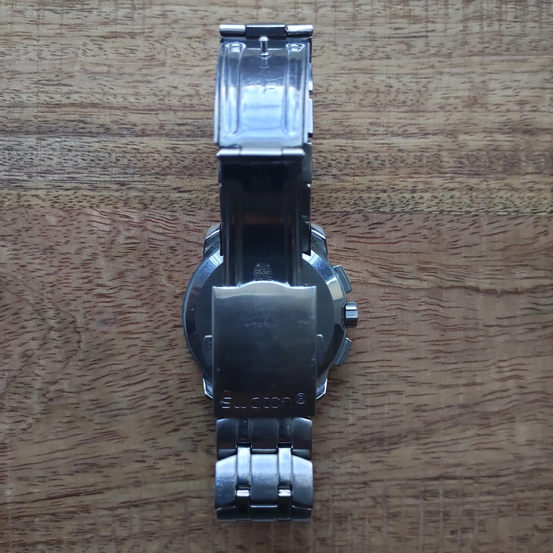 Наручные часы Swatch стального цвета. - миниатюра 3