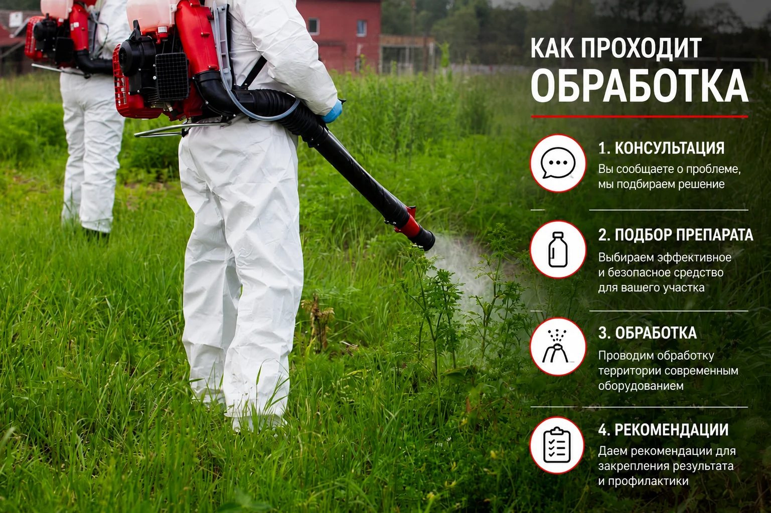Обработка участка от клещей, комаров - миниатюра 5