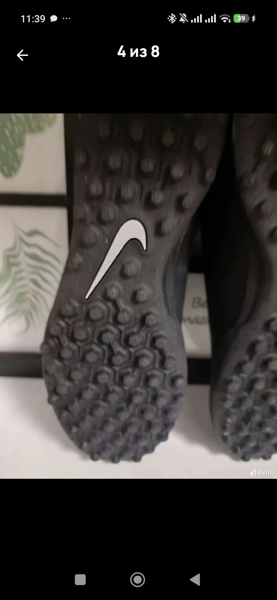 бутсы Nike оригинал 39 размер новые - миниатюра 4