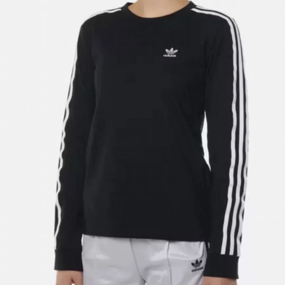 Женский лонгслив adidas - миниатюра 2