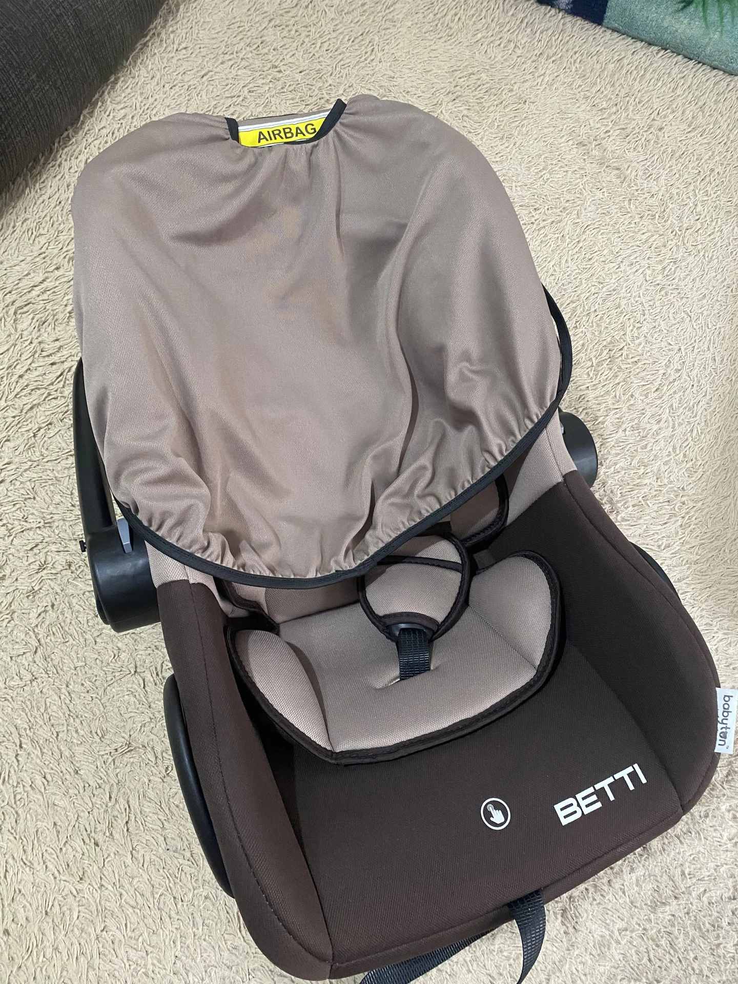 Автолюлька Babyton Betti Mokko от 0 до 1,5 лет - миниатюра 5