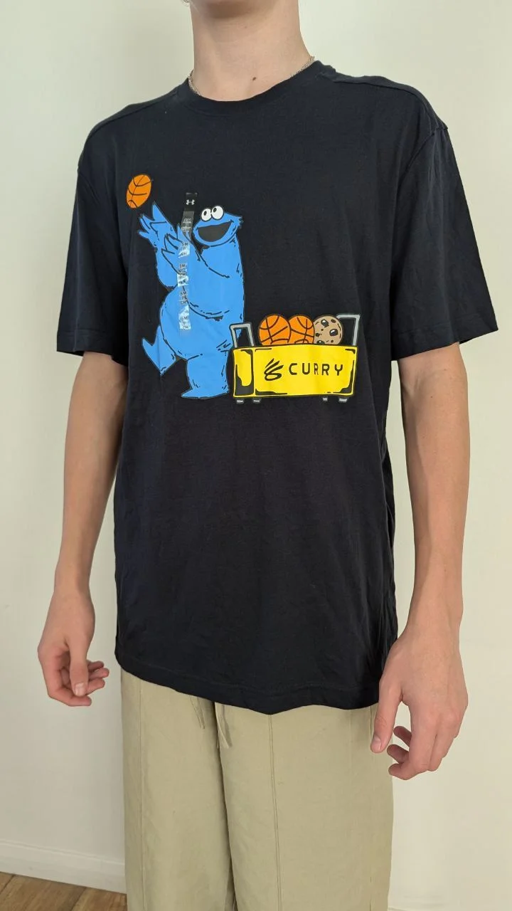 Футболка unber armour curry x cookies hoops - изображение 1