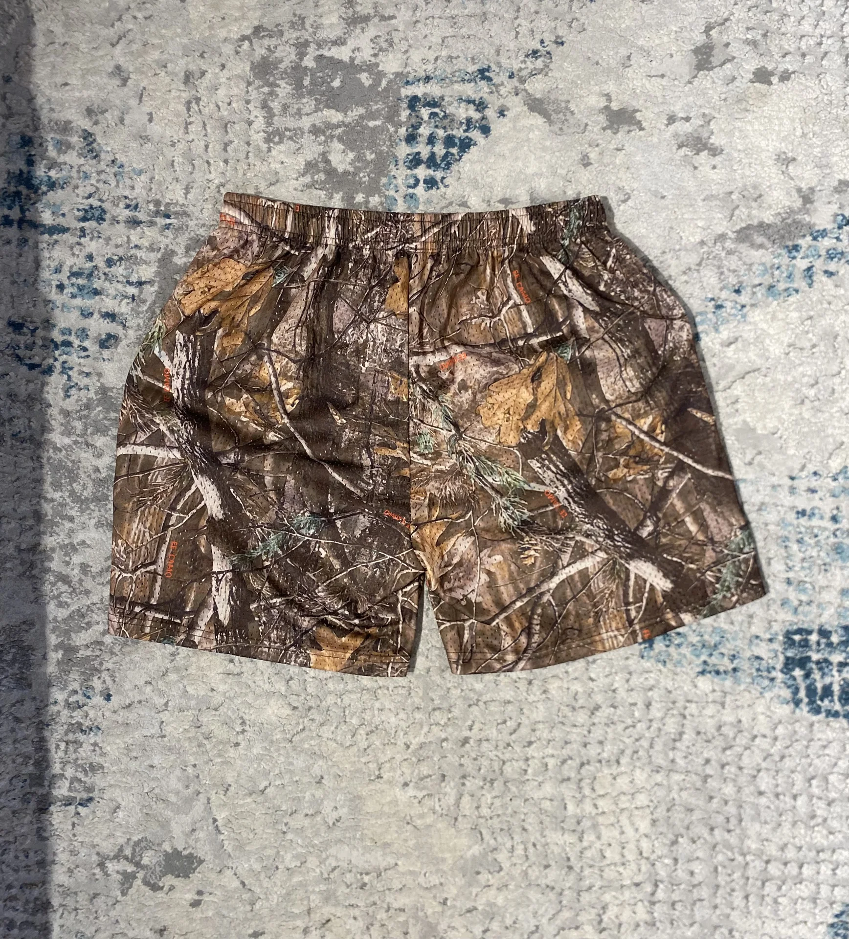 шорты eric emanuel camo orange - миниатюра 2