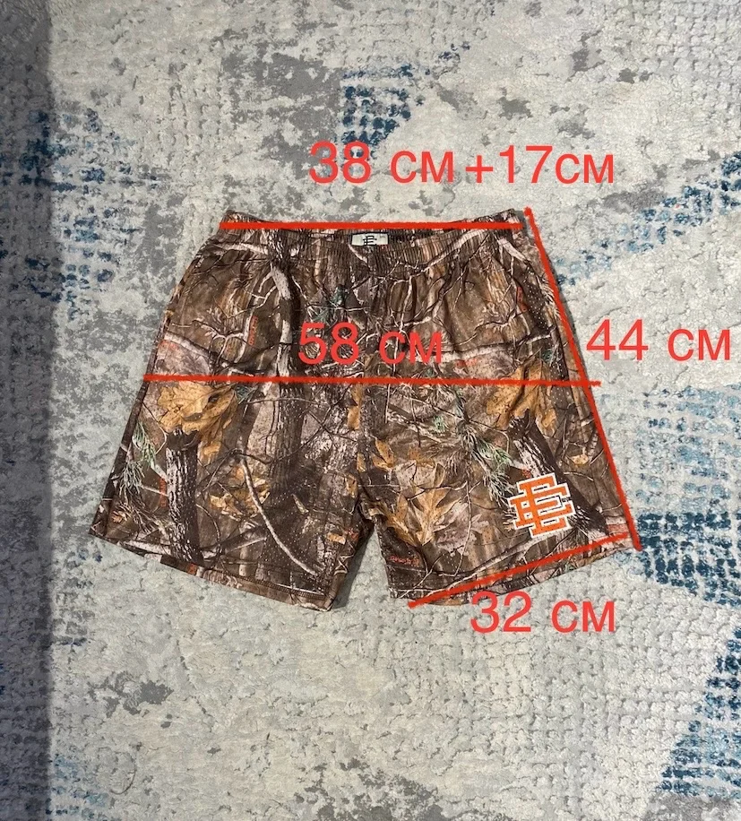 шорты eric emanuel camo orange - миниатюра 3