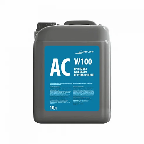 Акриловая грунтовка-концентрат глубокого проникновения REFLOOR® AC-W100 - изображение 1