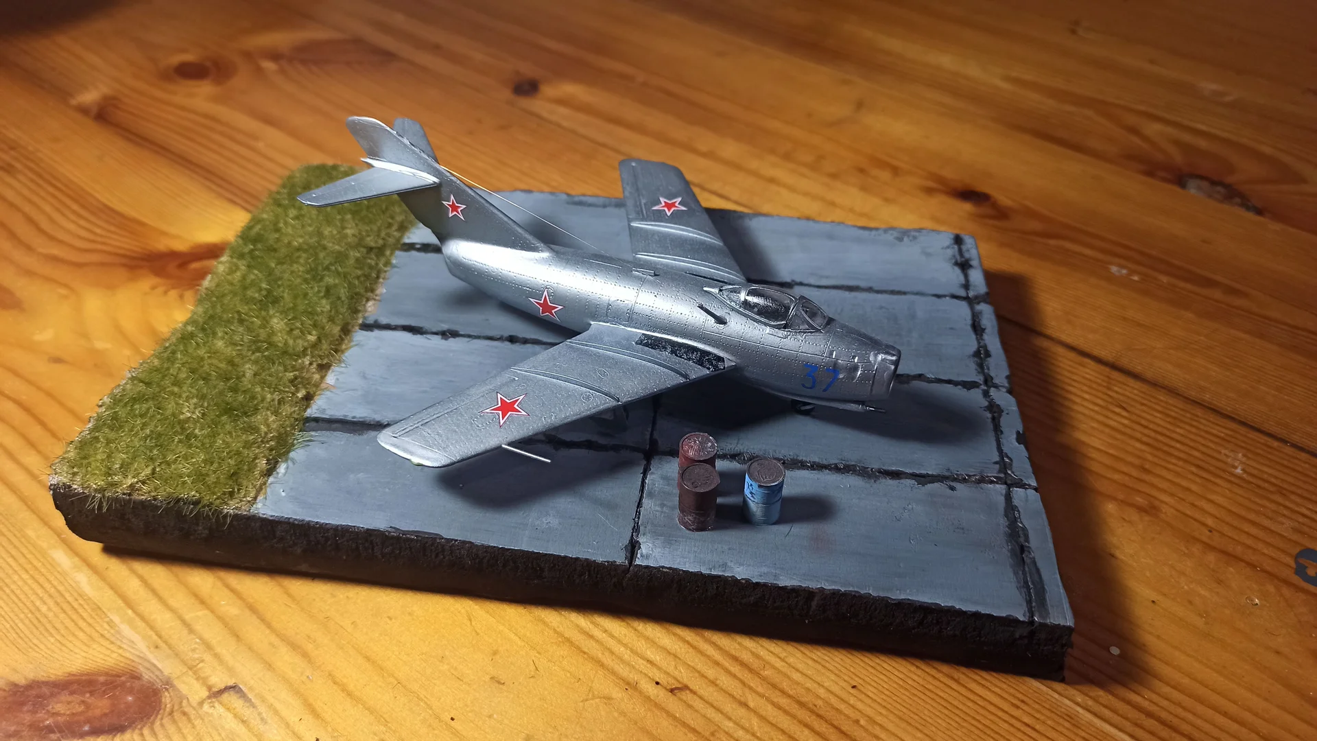 Диорама МиГ-15, масштаб 1/72 - миниатюра 3