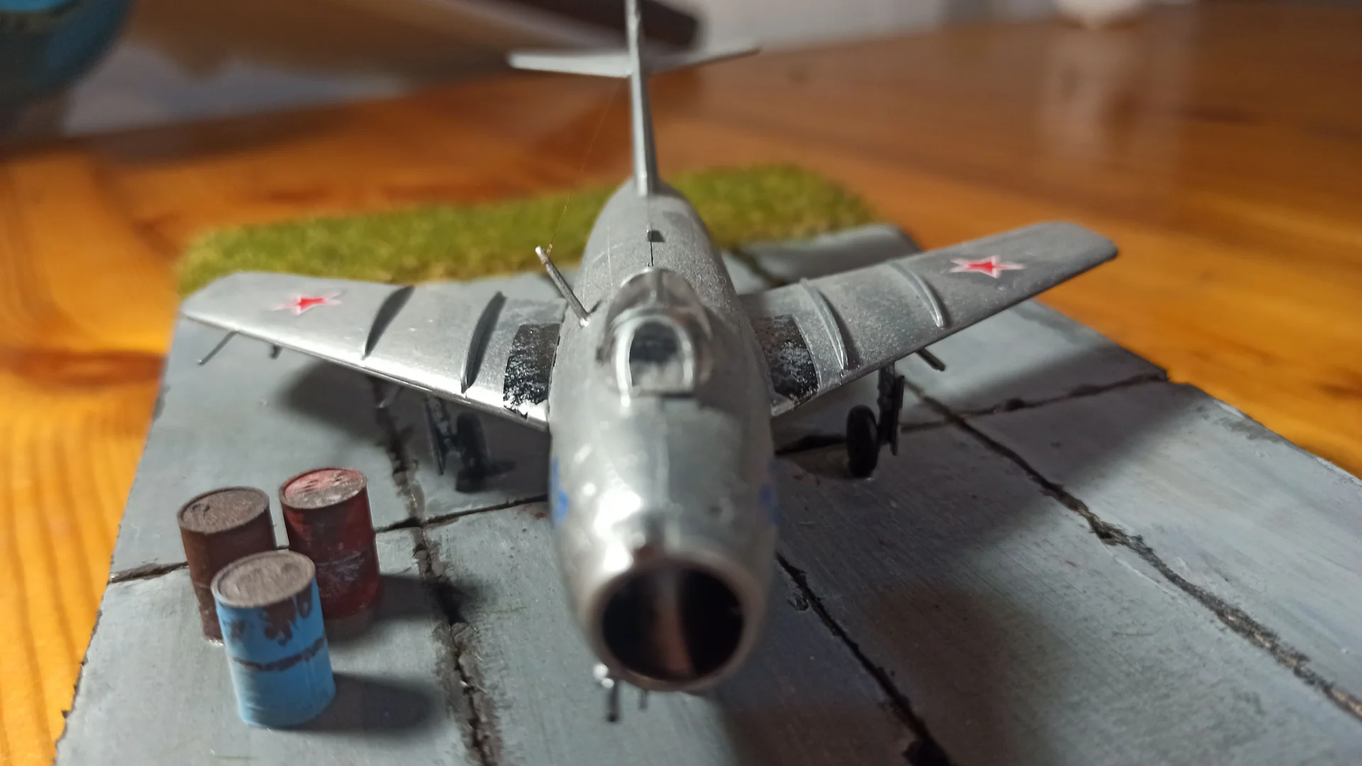 Диорама МиГ-15, масштаб 1/72 - миниатюра 6