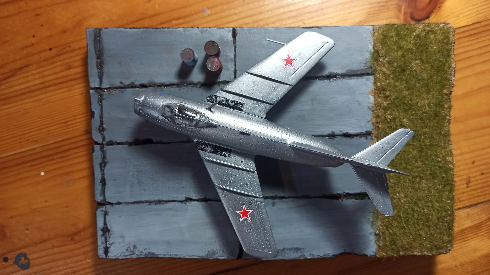 Диорама МиГ-15, масштаб 1/72 - миниатюра 7