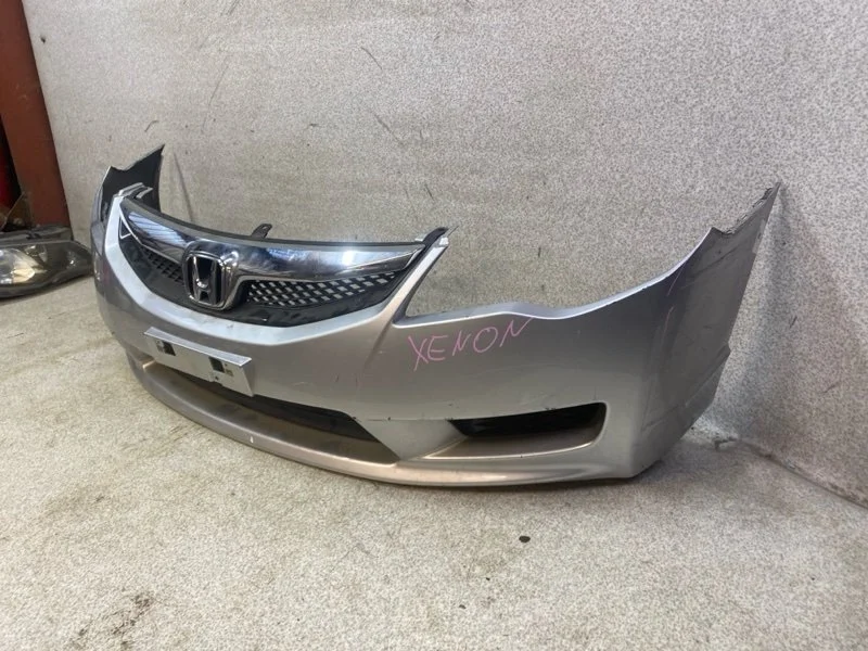 Бампер передний Honda Civic 4D 2010 - миниатюра 2