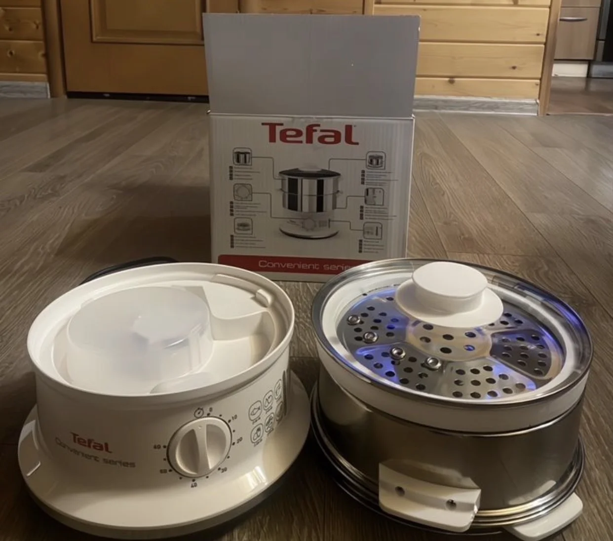 Пароварка tefal convenient series vc145130, 6 л - изображение 1