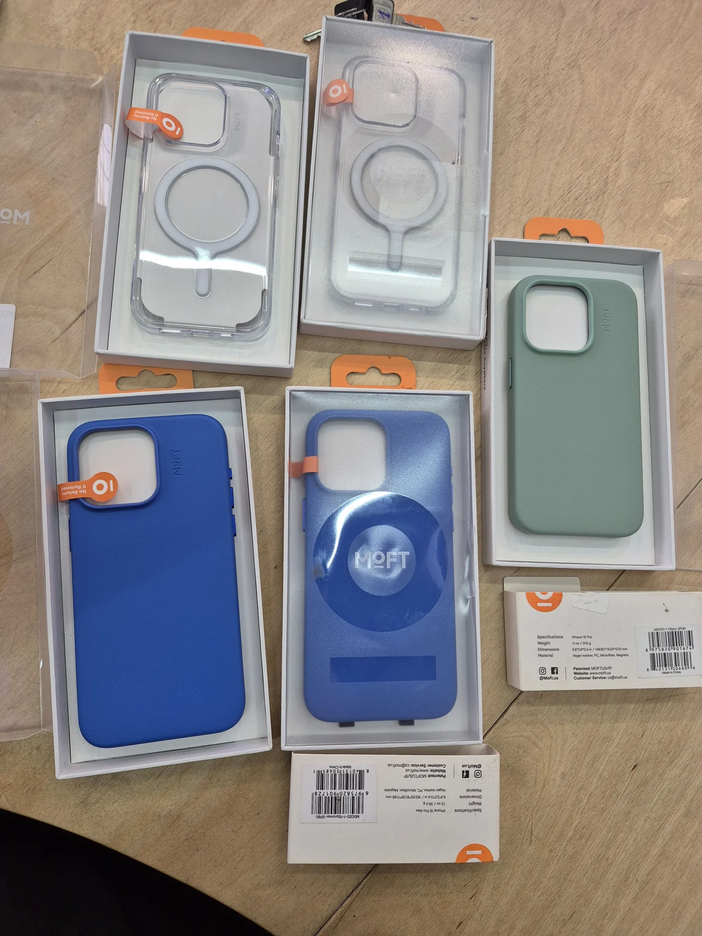 Чехлы Moft для iphone 15 pro и 15 pro max - изображение 1