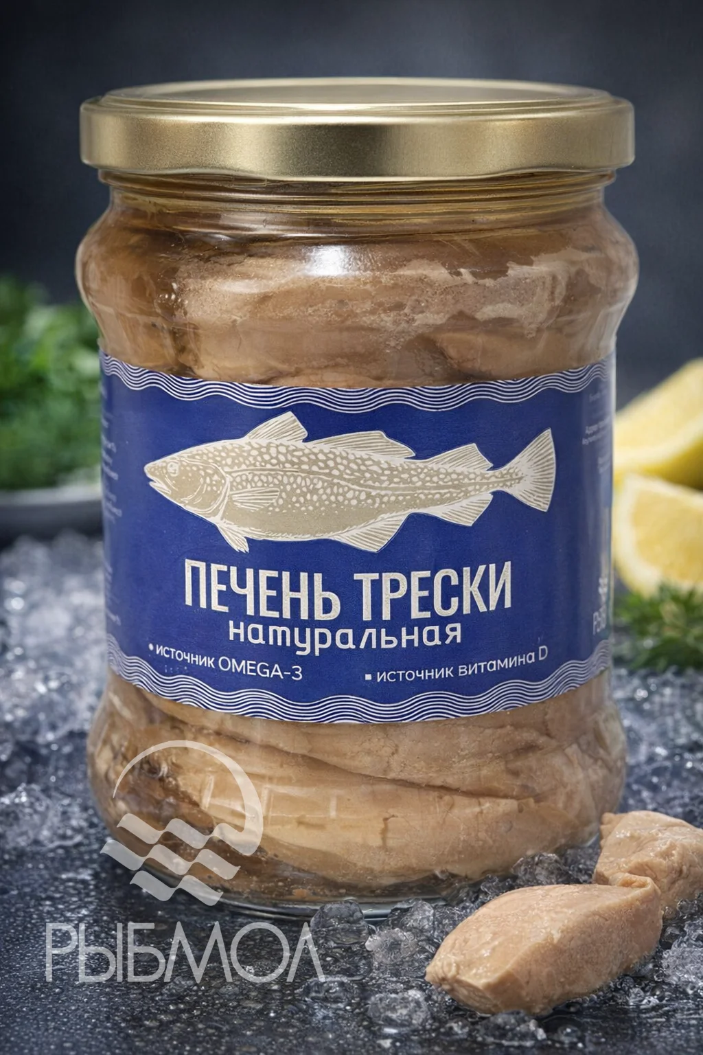 Печень трески натуральная 500 г - изображение 1