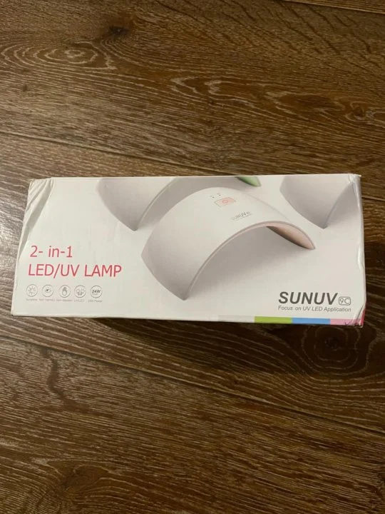 Led/UV Лампа 2в1 новая - миниатюра 5
