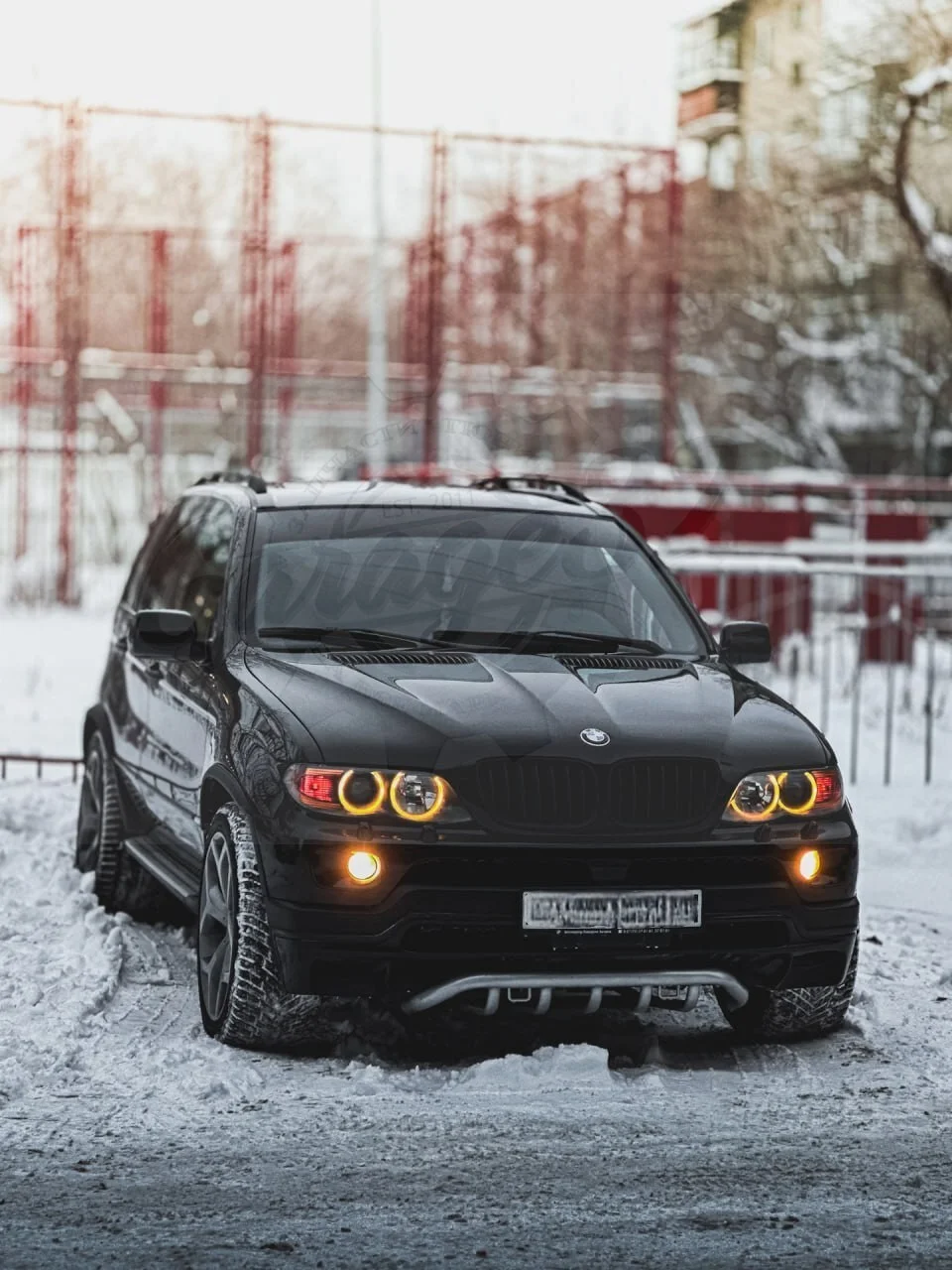 Кенгурятник (BMW E53) - миниатюра 4