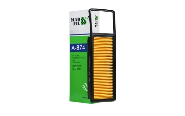Воздушный фильтр MADFIL A-874 (A874, AP 106/1, C3324)