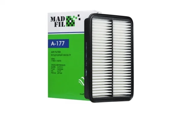 Воздушный фильтр MADFIL A-177 (A456V, AP 160, C27311) - изображение 1