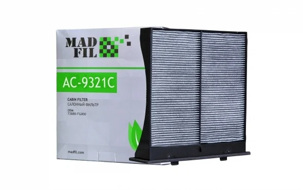 Салонный фильтр угольный MADFIL AC-9321C (K1281, CU 22 004) - изображение 1