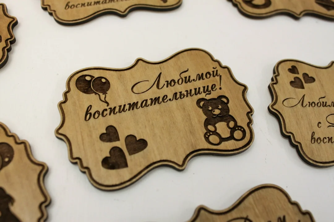 Магниты из дерева - миниатюра 5