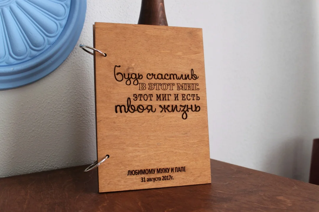 Блокнот из дерева - миниатюра 2