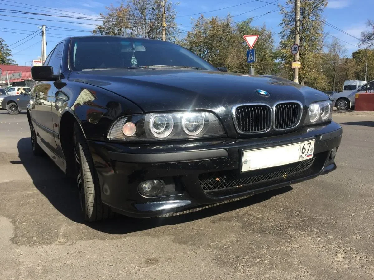 Бампер передний "М5" + ПТФ (BMW e39) - миниатюра 9