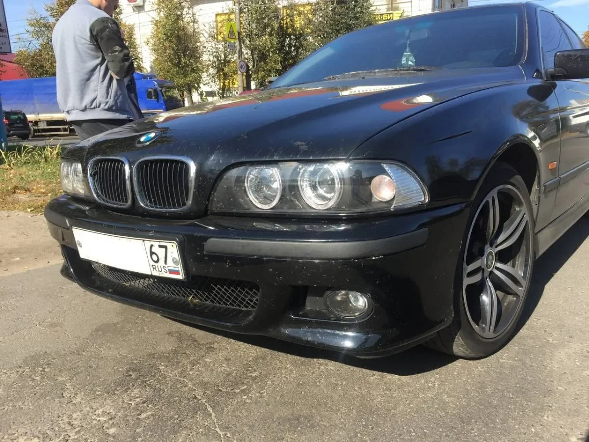 Бампер передний "М5" + ПТФ (BMW e39) - миниатюра 10