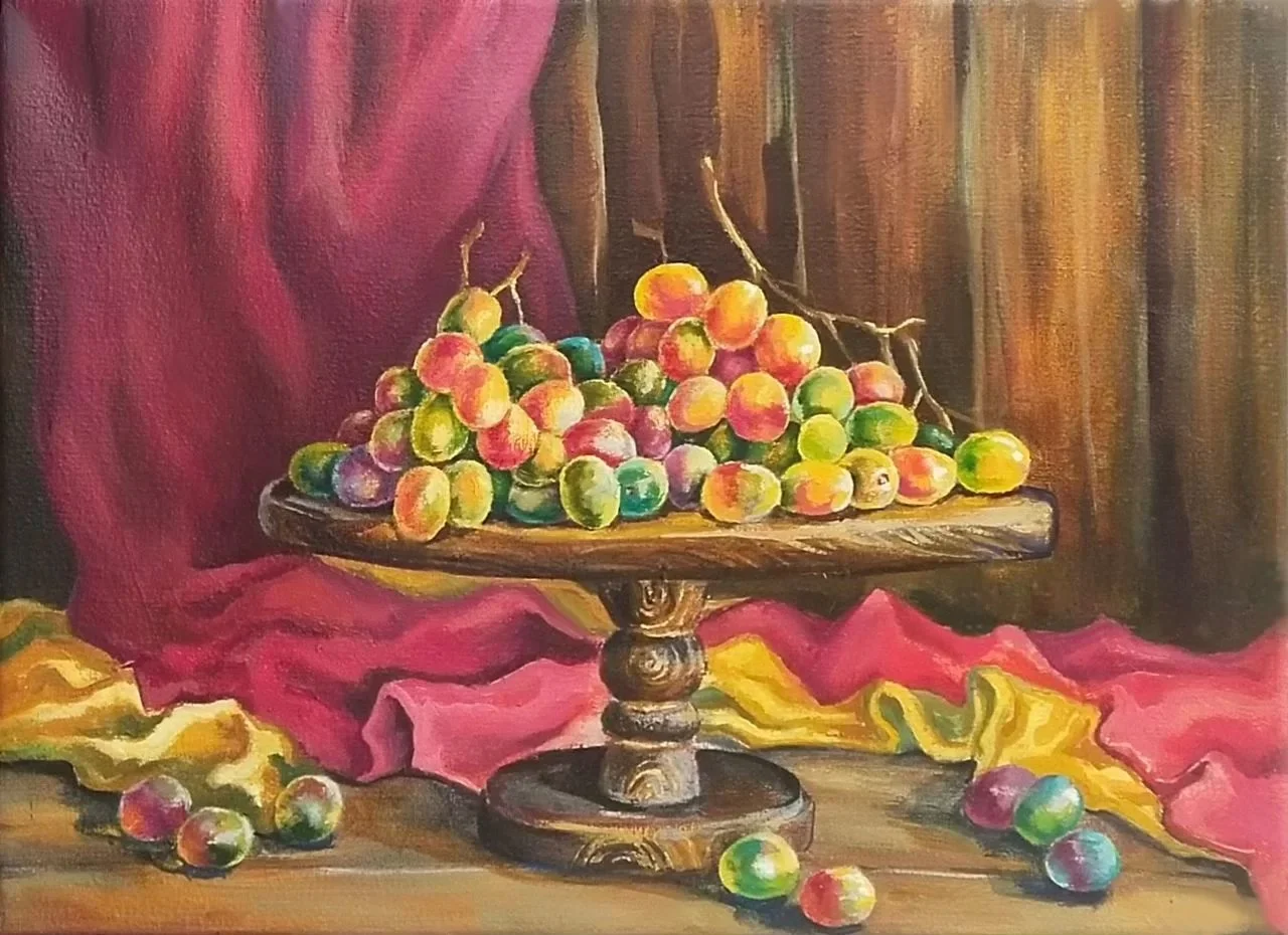 Картины маслом на холсте Фрукты - миниатюра 6