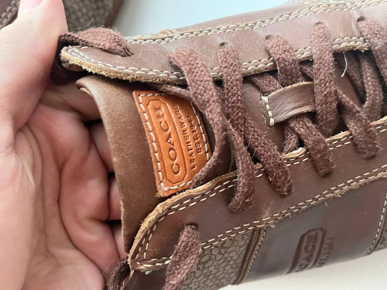 Мужские кеды Coach Винтаж - миниатюра 3