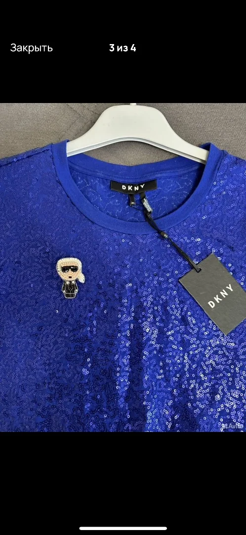 Футболка DKNY новая - миниатюра 3