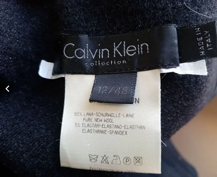 Шерстяная юбка Calvin klein - миниатюра 5