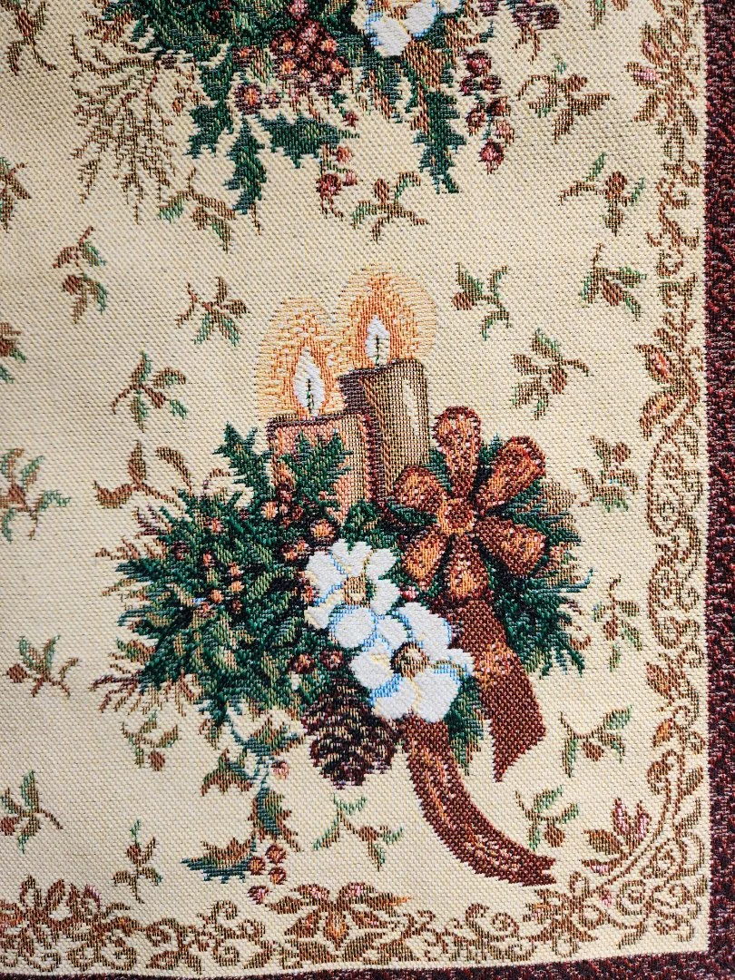 Салфетка из гобелена Рождественская 53 x 48 см - миниатюра 6