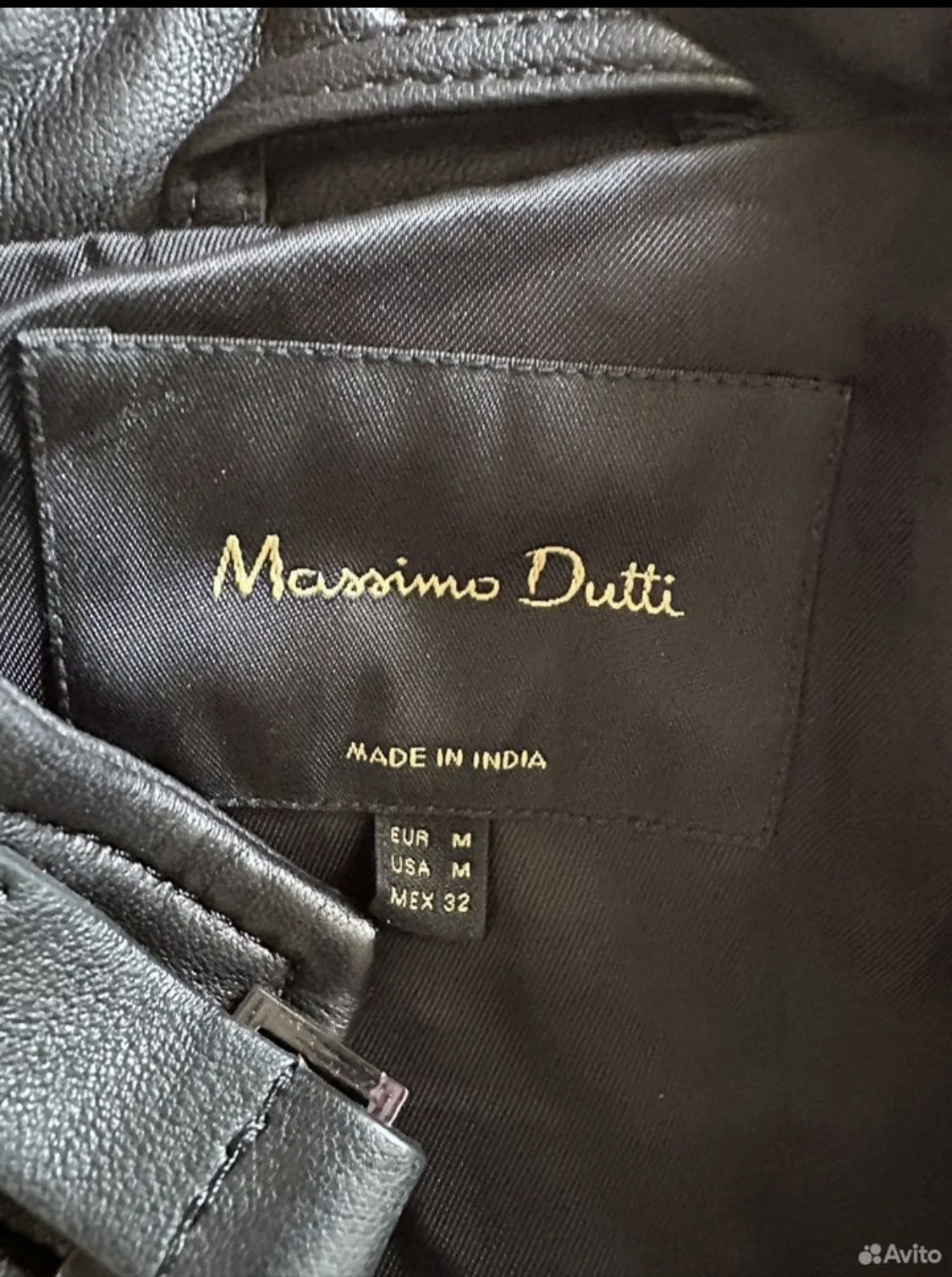 Куртка кожаная Massimo Dutti, S-M - миниатюра 2
