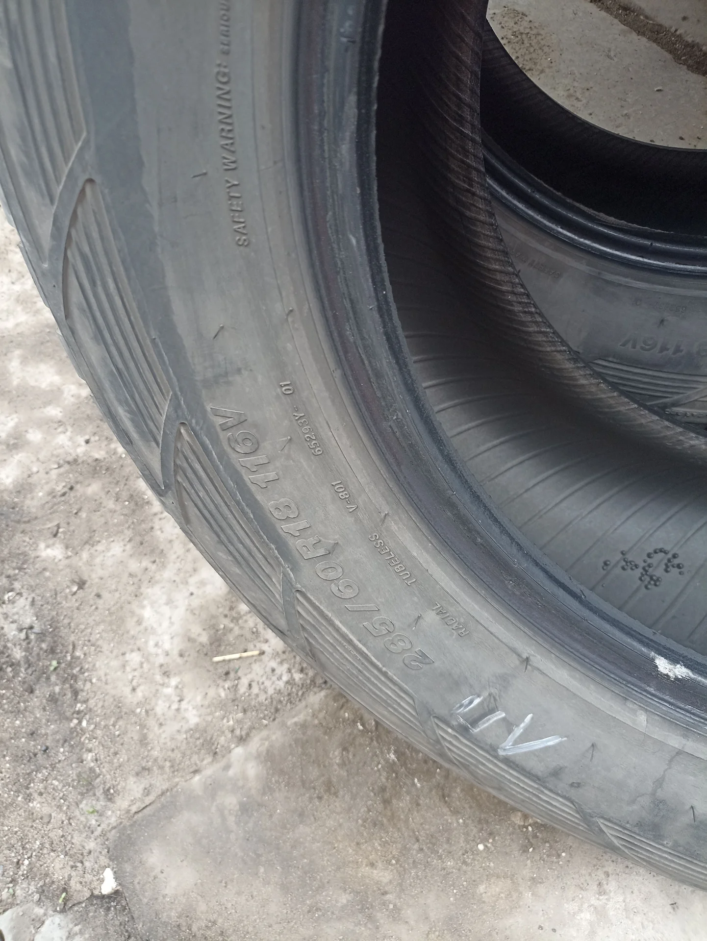Резина комплект, колёса 285/60/R18 S/T - миниатюра 5