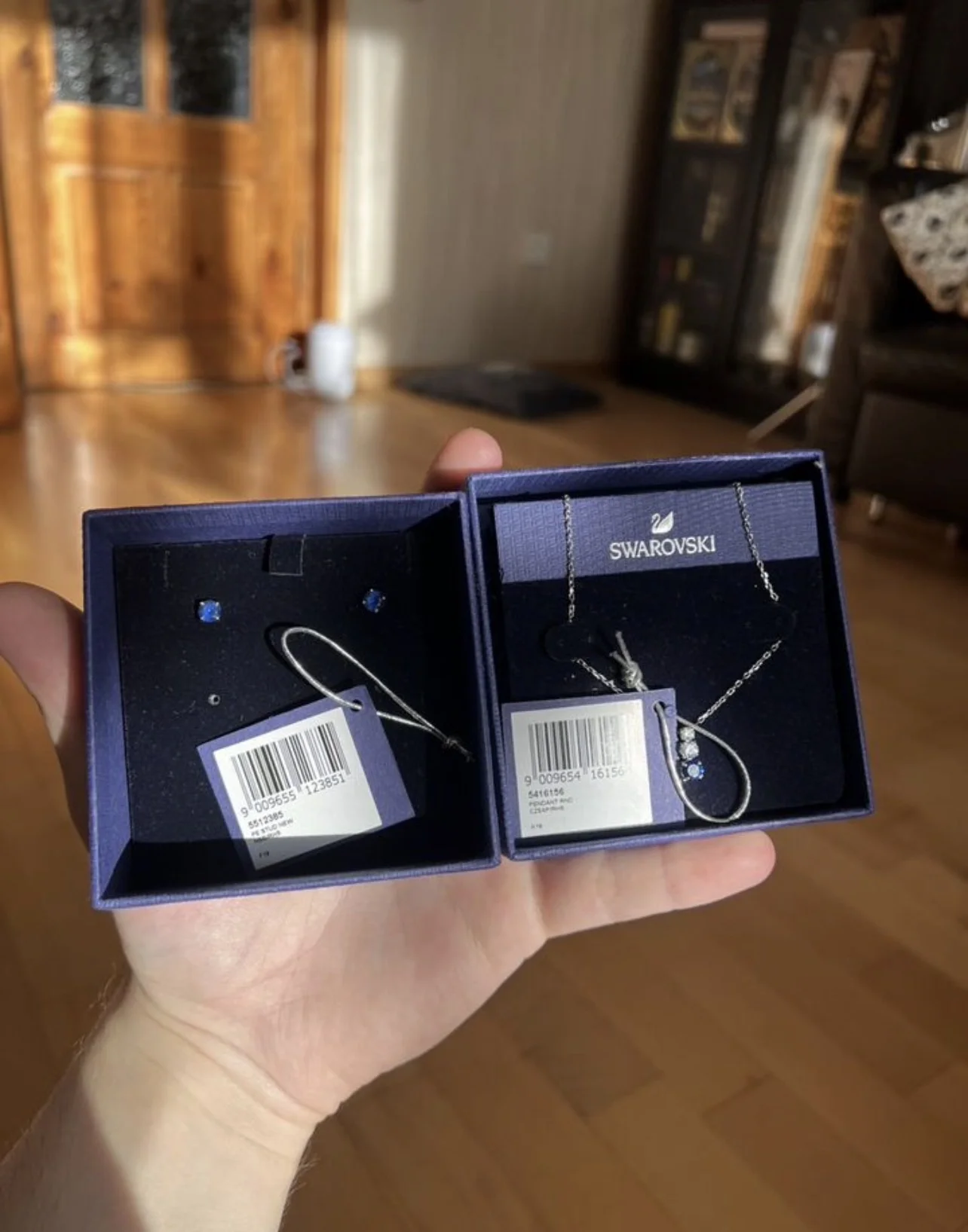 Swarovski серьги и подвеска - миниатюра 3