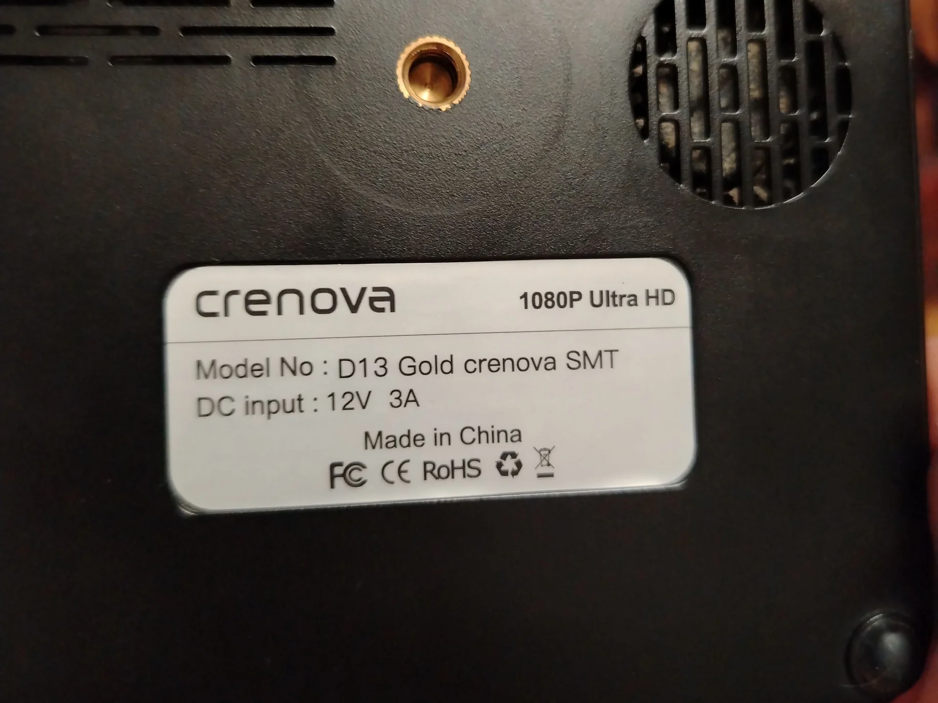 Портативный проектор Crenova D13 Gold smt - миниатюра 2