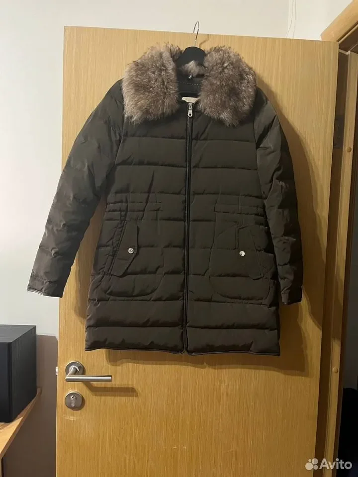 Пуховик с мехом Massimo Dutti - изображение 1