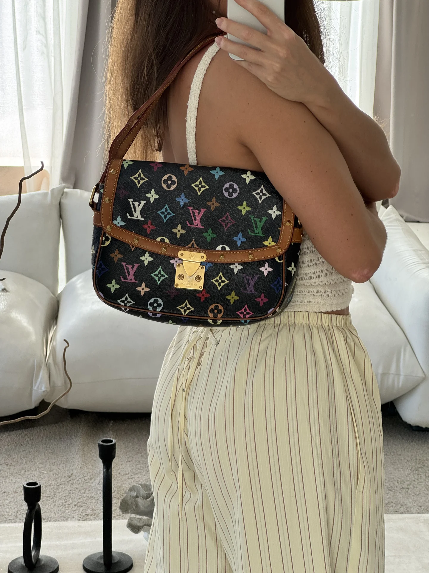 Сумка Louis Vuitton sologne Takashi - миниатюра 2