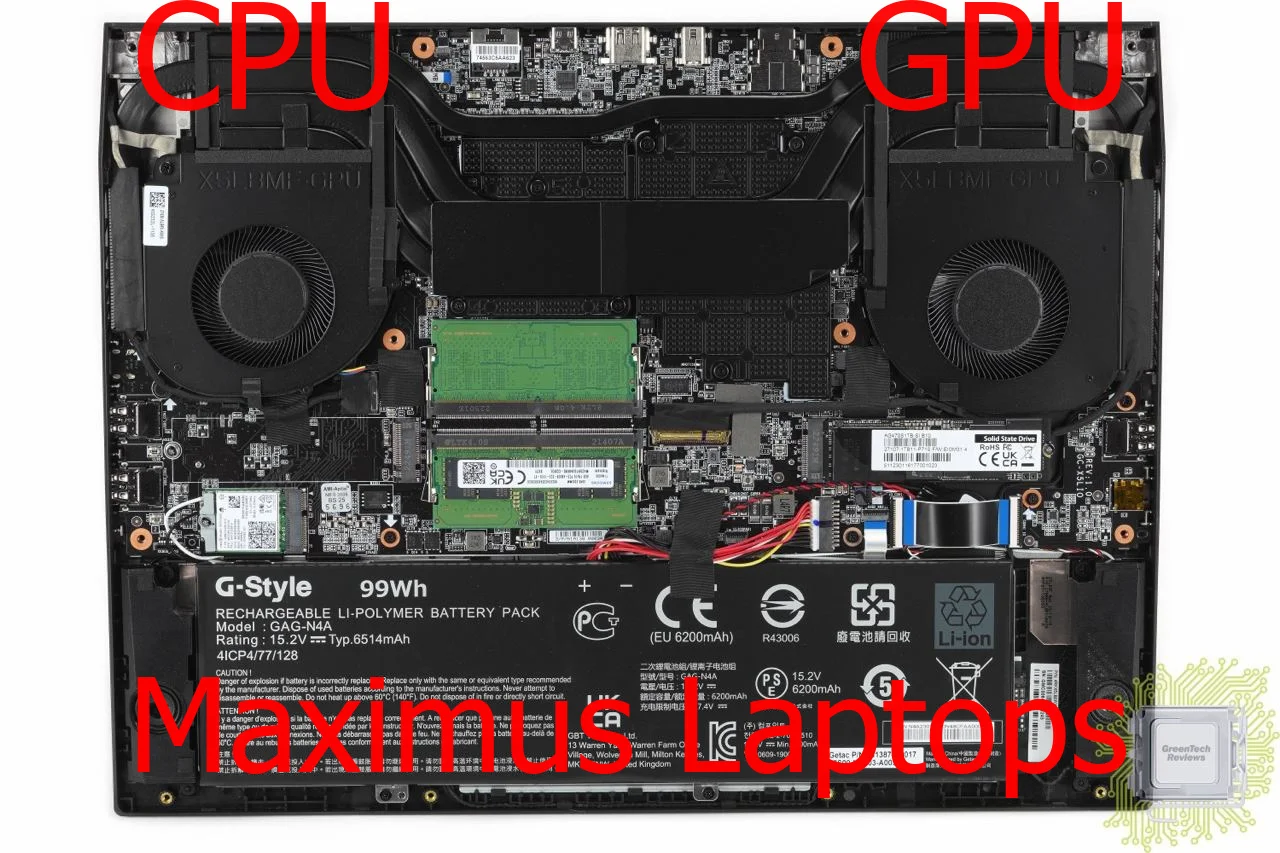 Кулер GPU для Gigabyte Aorus 15 BSF 9KF 9SF (2023) - миниатюра 3